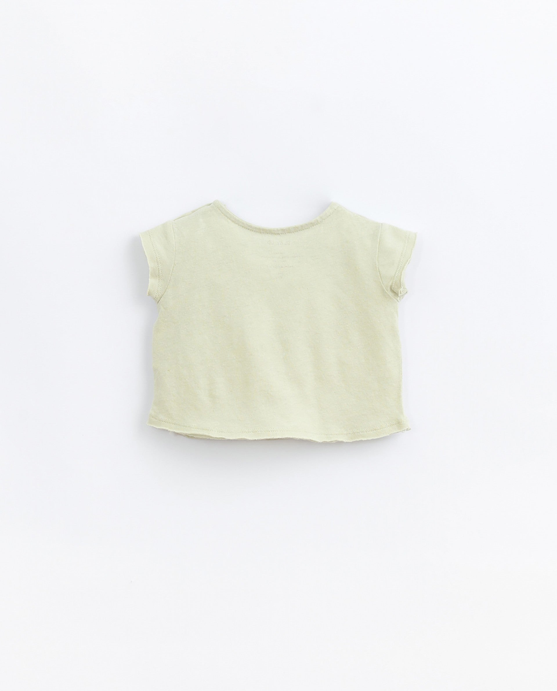 T-shirt with lace detail on the chest