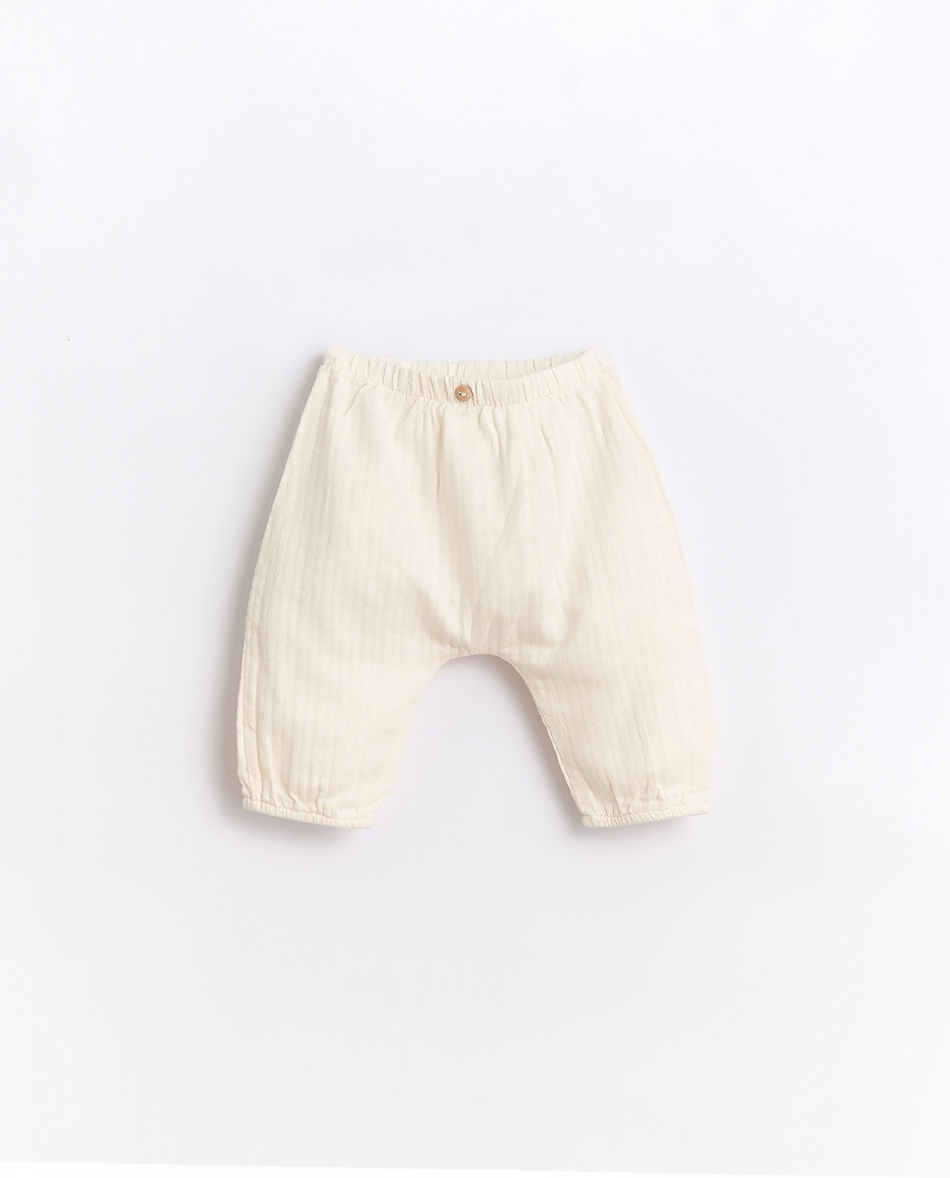 Pantalones de algodón con puños elásticos