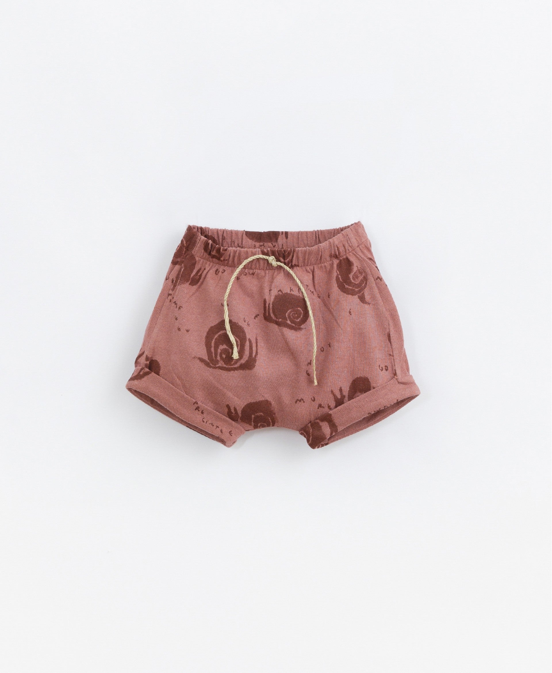 Pantalones cortos de punto con mezcla de algodón orgánico y lino | Basketry