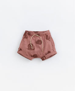Pantalones cortos de punto con mezcla de algodón orgánico y lino | Basketry